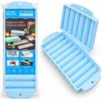 10 Cylinder Ice Tray with Lid – Long Ice Stick Maker Mould for Water Bottles, Juice & Cold Drinks