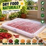 Food Drying Net with Double Zipper | Large Reusable Mesh Dryer for Papad, Chillies, Herbs, Spices & Dry Fruits - Image 6