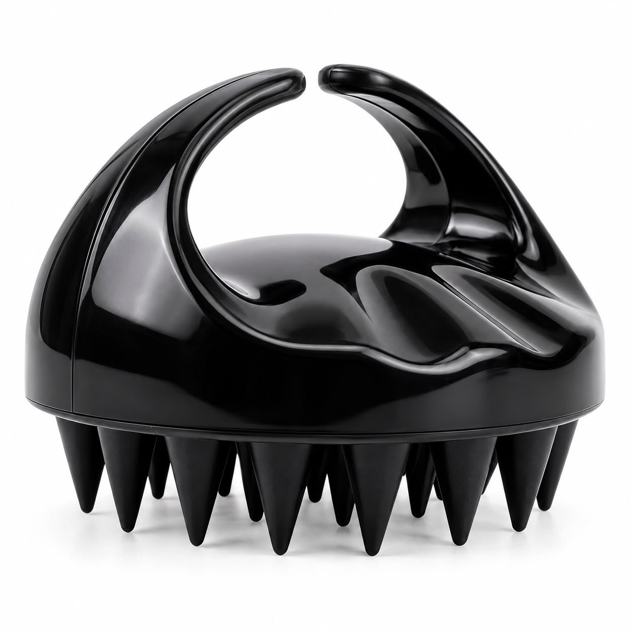 Hair Scalp Massager Shampoo Brush – Soft Silicone Head Scrubber & Scalp Massage Comb for Wet and Dry Hair (Black) Hair Scalp Massager Shampoo Brush – Soft Silicone Head Scrubber & Scalp Massage Comb for Wet and Dry Hair (Black) - Image 1