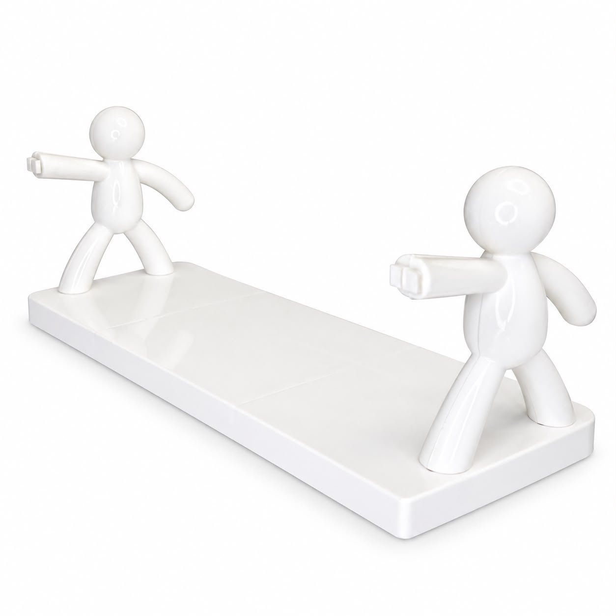 Human Figure Wall Shelf with Self-Adhesive Mounts Human Figure Wall Shelf with Self-Adhesive Mounts | Decorative Floating Storage Rack for Bathroom, Bedroom & Home - Image 1