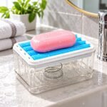 2-in-1 Laundry Soap Box with Blue Rollers | Portable Soap Dispenser & Clothes Washing Scrubber - Image 4