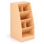 Multi Compartment Desk Organizer & Pen Stand – Plastic Stationery Holder for Office, Study Table & Home
