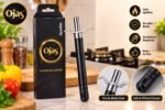 Ojas Sparkle Kitchen Gas Lighter – Durable Stainless Steel Manual Stove Igniter with Safety Guard - Image 2