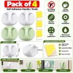 Printed Fridge Cover with 6 Side Pockets for Single Door Refrigerator | Kitchen Fridge Top & Side Dust Protector Organizer - Image 3