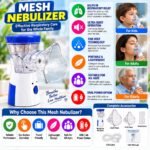 Portable Mesh Nebulizer Machine JSL-W302 – Compact Handheld Nebulizer with Transparent Mask - Image 4
