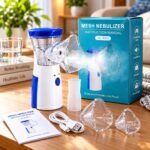 Portable Mesh Nebulizer Machine JSL-W302 – Compact Handheld Nebulizer with Transparent Mask - Image 5