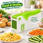 Potato & Vegetable Chips Maker | Manual French Fries Cutter with Easy Press Handle - Image 5