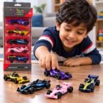 Formula 1 Die-Cast Style Toy Race Cars – Set of 5 Colorful Mini Racing Cars for Kids Ages 3+ - Image 5