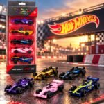 Formula 1 Die-Cast Style Toy Race Cars – Set of 5 Colorful Mini Racing Cars for Kids Ages 3+ - Image 3