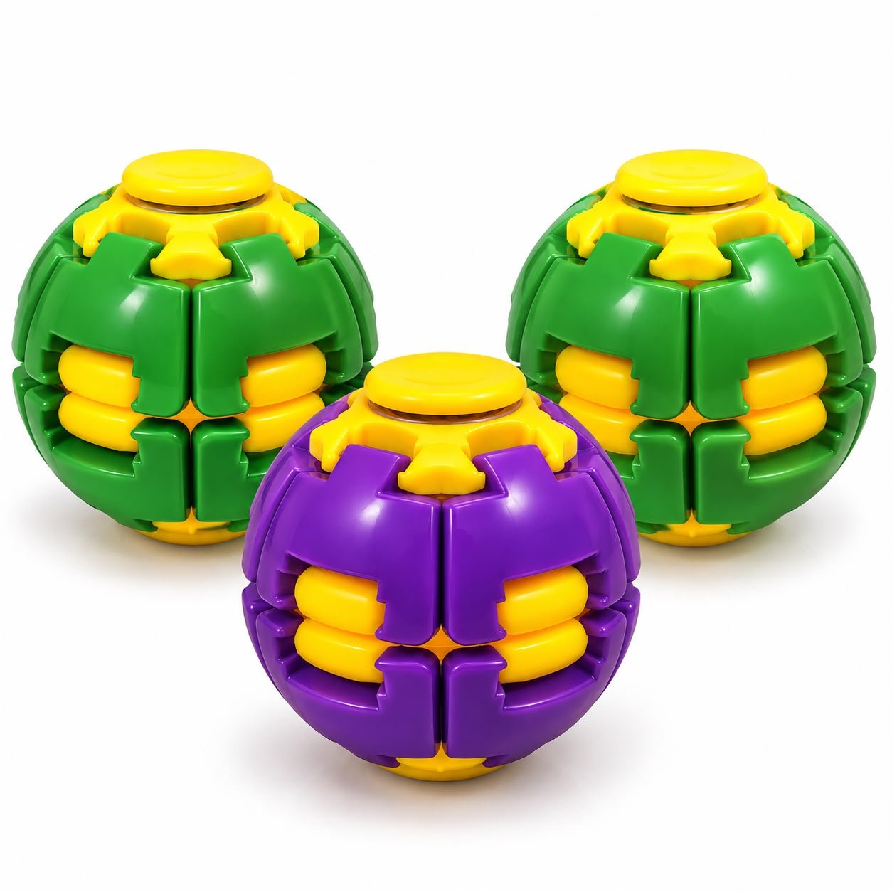 WhatsApp Image 2026-10-19 at 00.50.11 3D Printed Decompression Ball – Press & Rotate Fidget Toy for Kids and Adults - Image 1