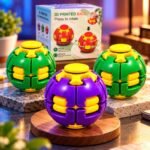 3D Printed Decompression Ball – Press & Rotate Fidget Toy for Kids and Adults - Image 2