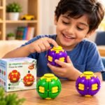 3D Printed Decompression Ball – Press & Rotate Fidget Toy for Kids and Adults - Image 4