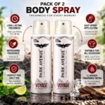 Park Avenue Voyage Premium Body Spray for Men – Pack of 2, 150ml Each - Image 3