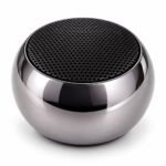 Mini Metal Bluetooth Speaker with Built-in Microphone, Portable Wireless Speaker with Rechargeable Battery