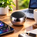 Mini Metal Bluetooth Speaker with Built-in Microphone, Portable Wireless Speaker with Rechargeable Battery - Image 2