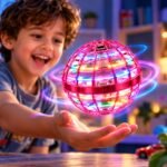 LED Flying Orb Ball Toy – USB Rechargeable Hand-Controlled Hovering Spinner with Multicolor Lights - Image 3
