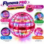 LED Flying Orb Ball Toy – USB Rechargeable Hand-Controlled Hovering Spinner with Multicolor Lights - Image 2