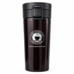Coffee Travel Mug with Push Button Lid – Reusable Insulated Coffee Cup for Office, Travel & Daily Use
