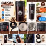 Coffee Travel Mug with Push Button Lid – Reusable Insulated Coffee Cup for Office, Travel & Daily Use - Image 2