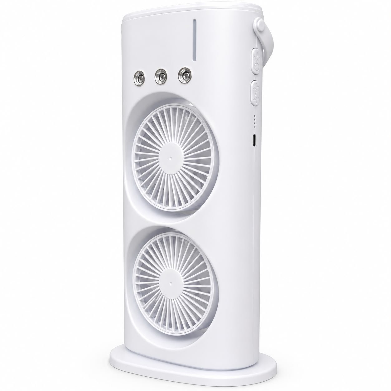 WhatsApp Image 2026-10-19 at 18.01.32 Double-Ended Spray Fan with Dual Fans, Cool Mist Function, 3 Speed Settings & 280ml Water Tank - Image 1