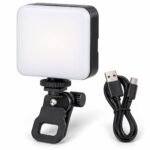 LED Pocket Video Light – Portable RGB Photography Fill Light with Clip Mount (AY-83)