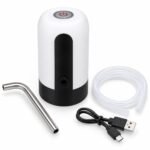 Electric Water Dispenser Pump with Stainless Steel Spout, Silicone Tube & One-Touch Operation