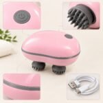 Smart Scalp Massager – Rechargeable Electric Head Massage Device with USB Charging Cable - Image 6